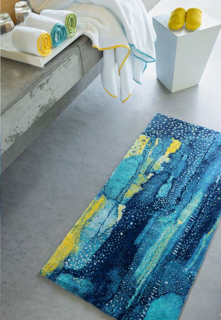 NEREO Egyptian Cotton Bathroom Rug by Abyss & Habidecor - |VESIMI Design| Luxury Bathrooms and Home Decor