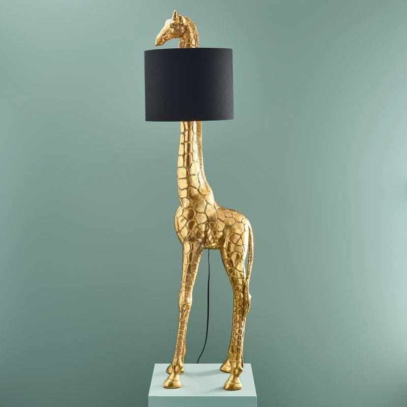 Velká podlahová lampa Giraffe Gigi - Gold/Black - 146cm