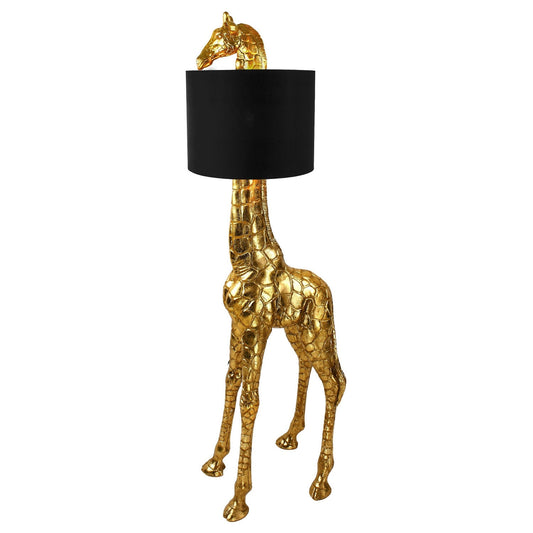 Velká podlahová lampa Giraffe Gigi - Gold/Black - 146cm