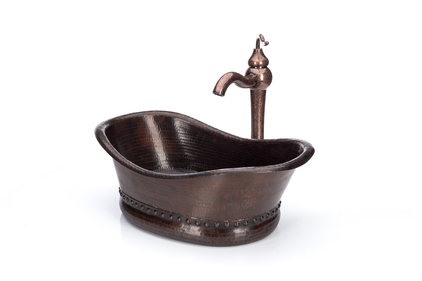 Bathroom Tub Design Copper Sink Combo - Antique Marble Vessel Sink Faucet - |VESIMI Design| Luxury and Rustic bathrooms online