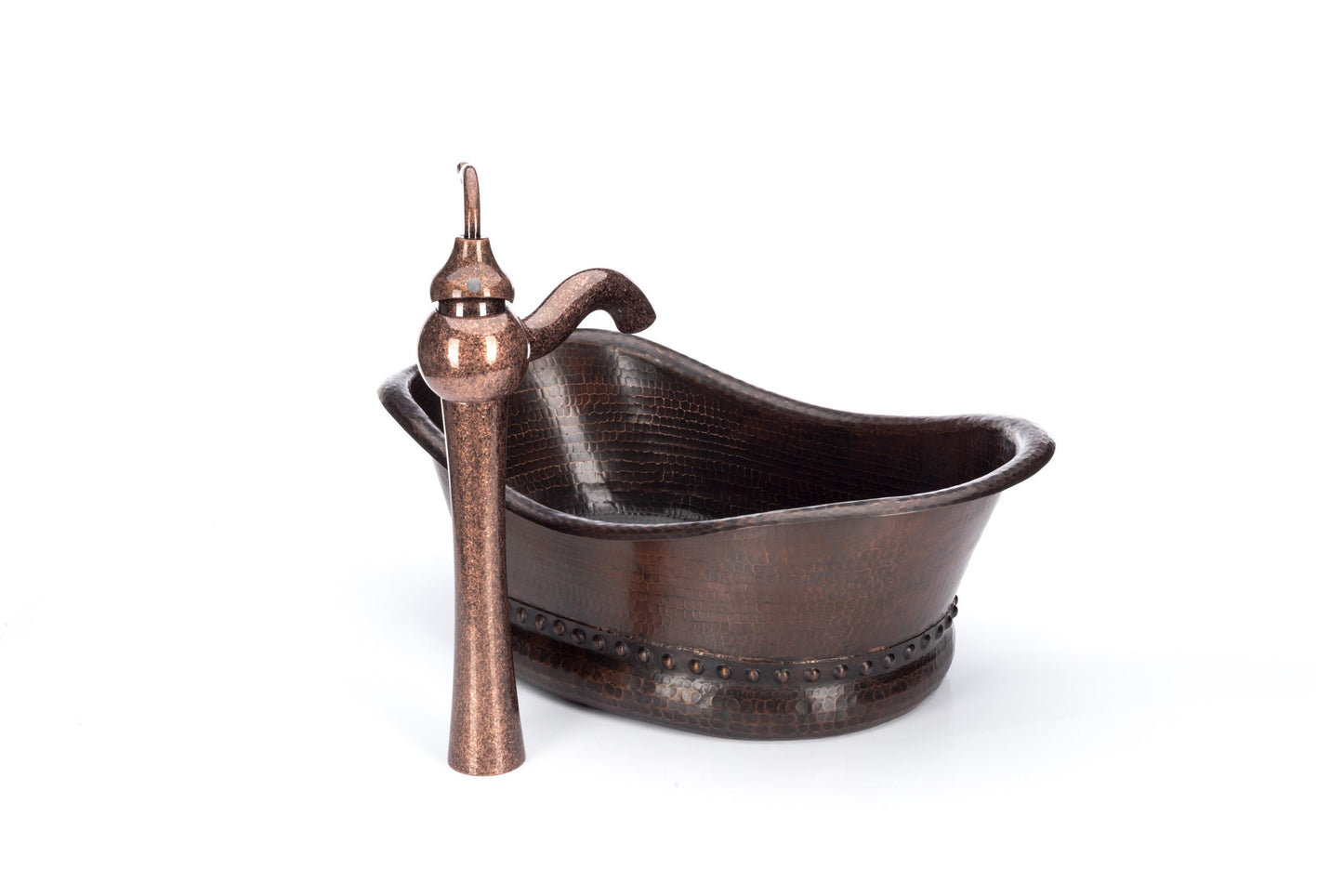 Bathroom Tub Design Copper Sink Combo - Antique Marble Vessel Sink Faucet - |VESIMI Design| Luxury and Rustic bathrooms online