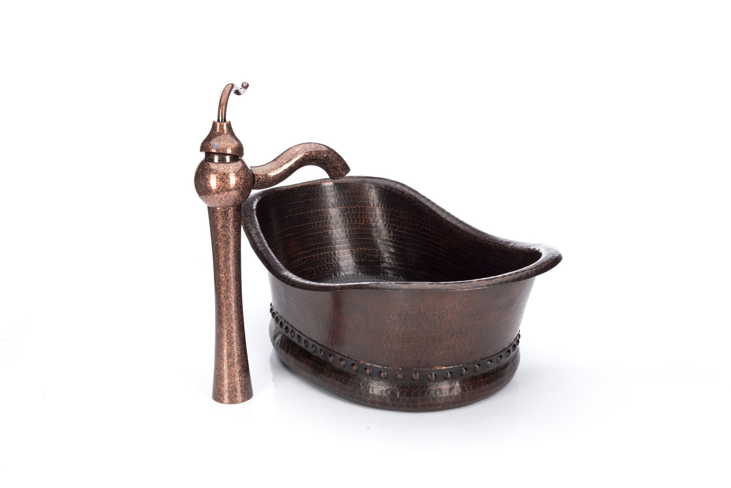 Bathroom Tub Design Copper Sink Combo - Antique Marble Vessel Sink Faucet - |VESIMI Design| Luxury and Rustic bathrooms online