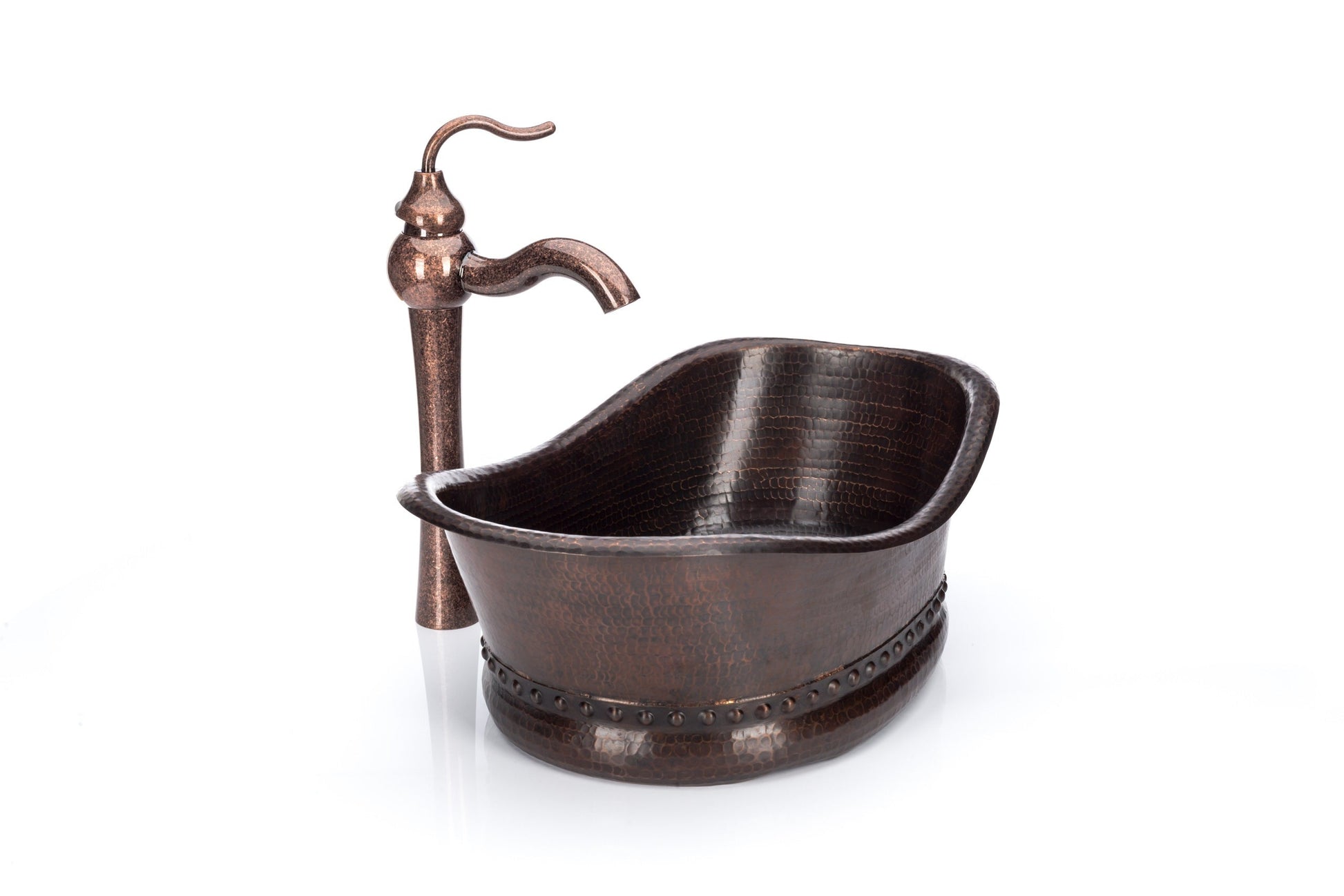 Bathroom Tub Design Copper Sink Combo - Antique Marble Vessel Sink Faucet - |VESIMI Design| Luxury and Rustic bathrooms online