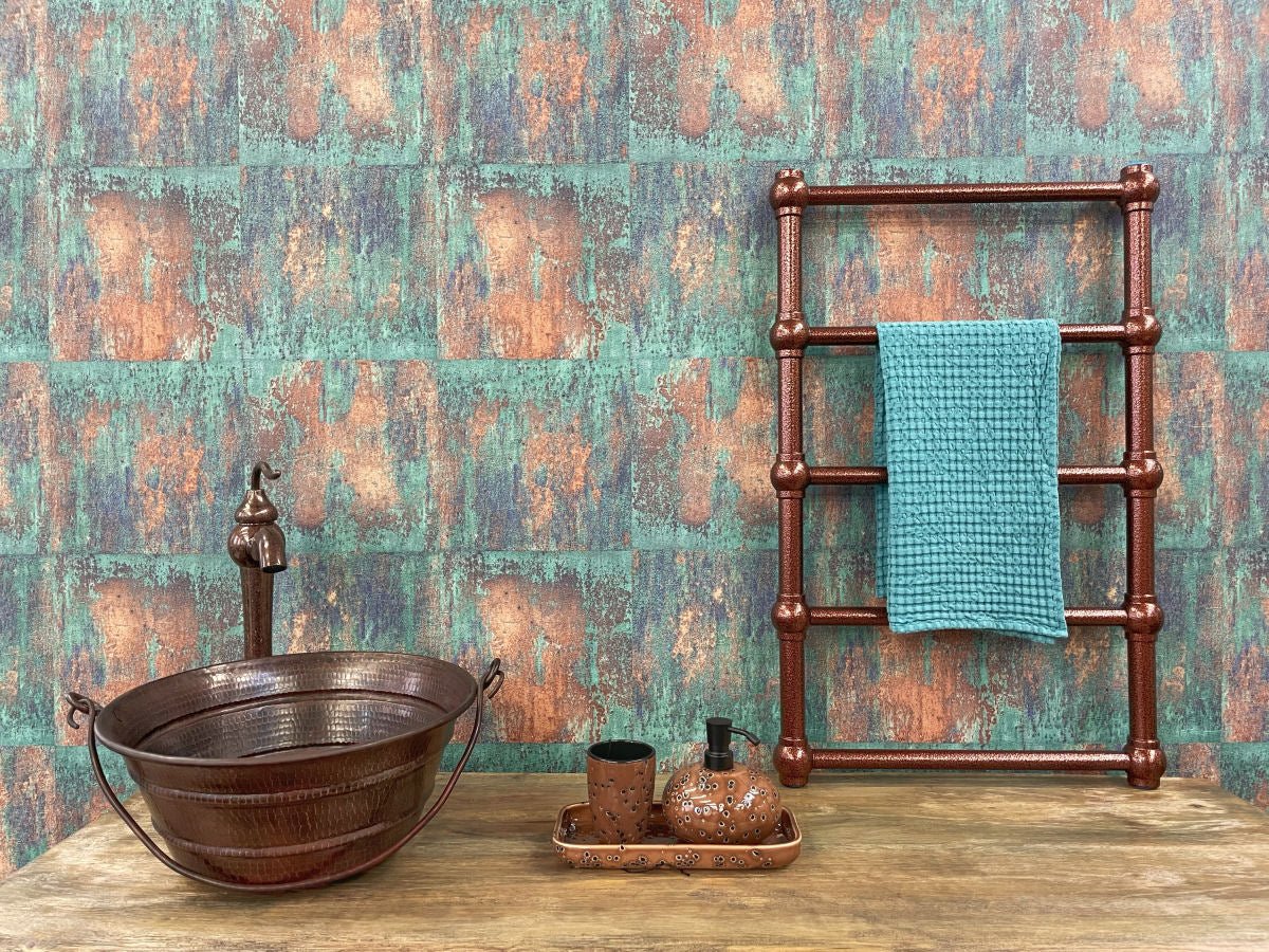 Antique Copper Bathroom Concealed Shower Set - |VESIMI Design| Luxury and Rustic bathrooms online