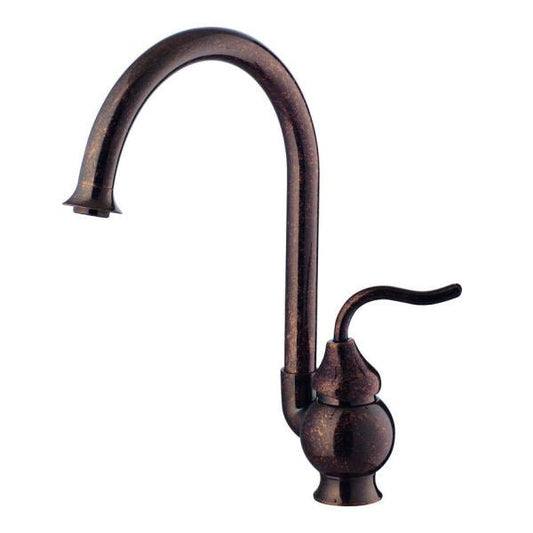 Antique Copper Design Single Handle Kitchen Faucet - |VESIMI Design| Luxury and Rustic bathrooms online