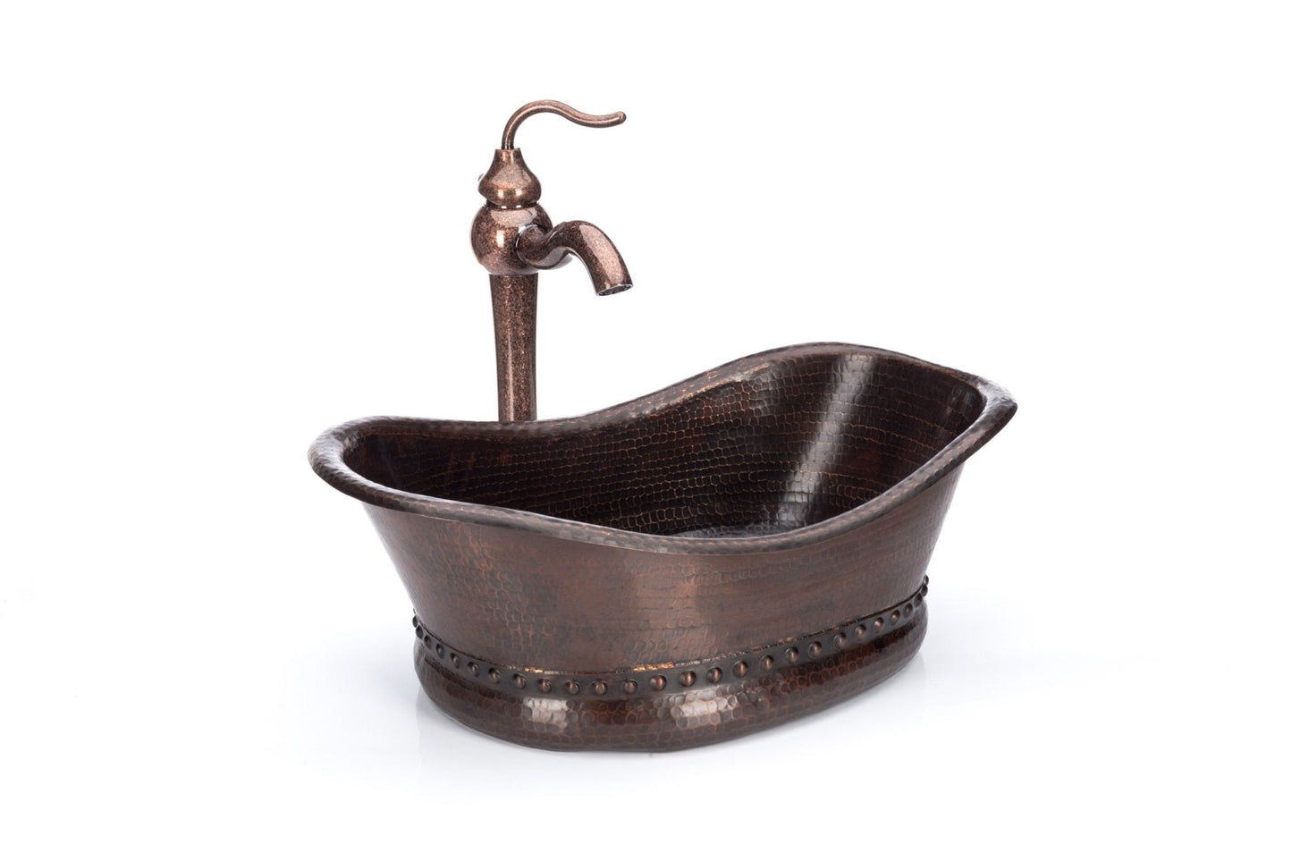 Bathroom Tub Design Copper Sink Combo - Antique Marble Vessel Sink Faucet - |VESIMI Design| Luxury and Rustic bathrooms online